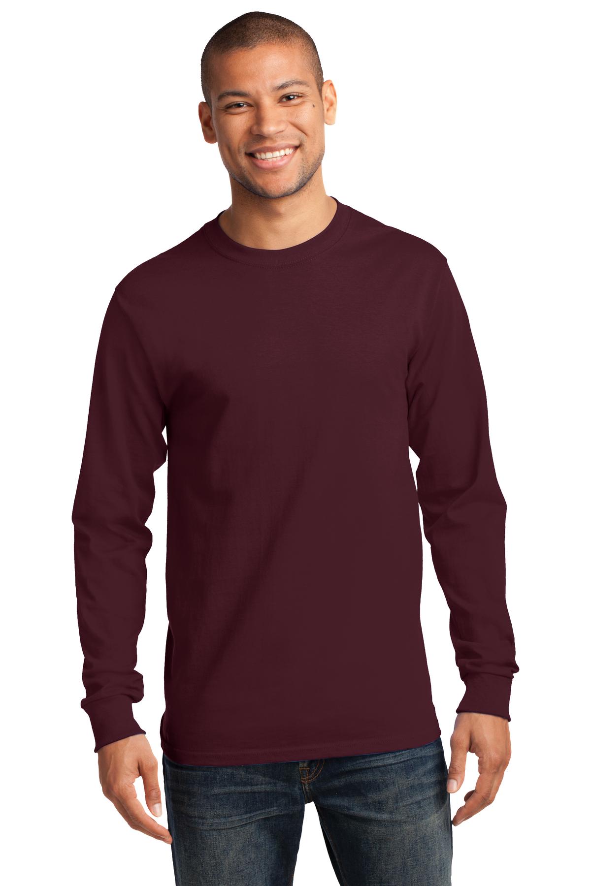Port & Co ™  Tall Long Sleeve Essential Tee. PC61LST