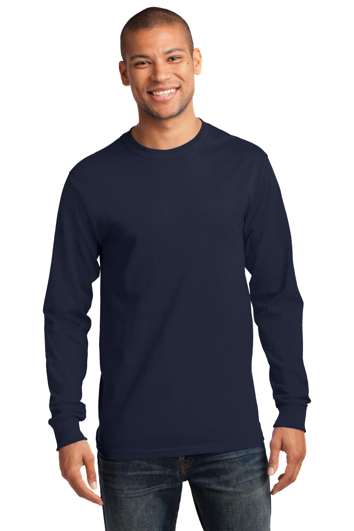 Port & Co ™  Tall Long Sleeve Essential Tee. PC61LST
