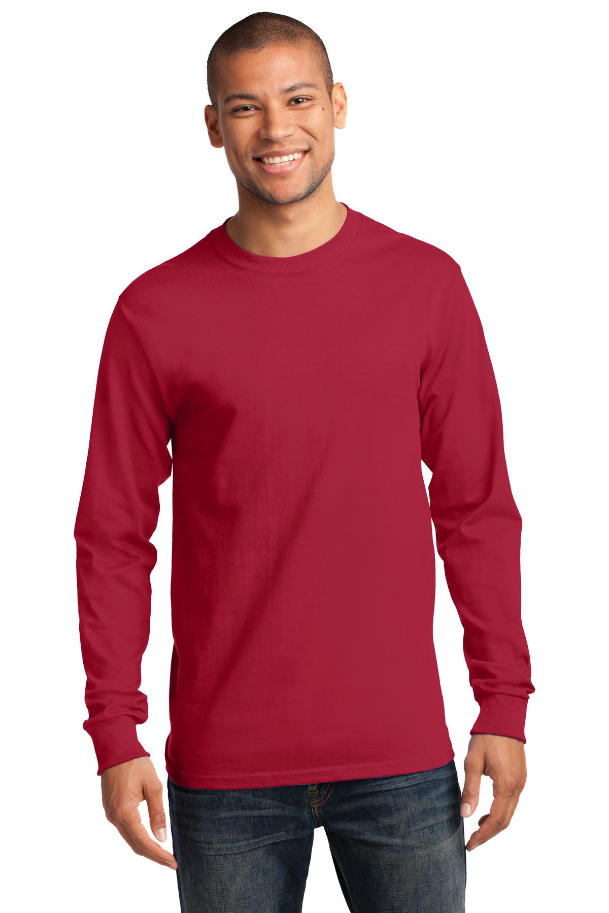 Port & Co ™  Tall Long Sleeve Essential Tee. PC61LST