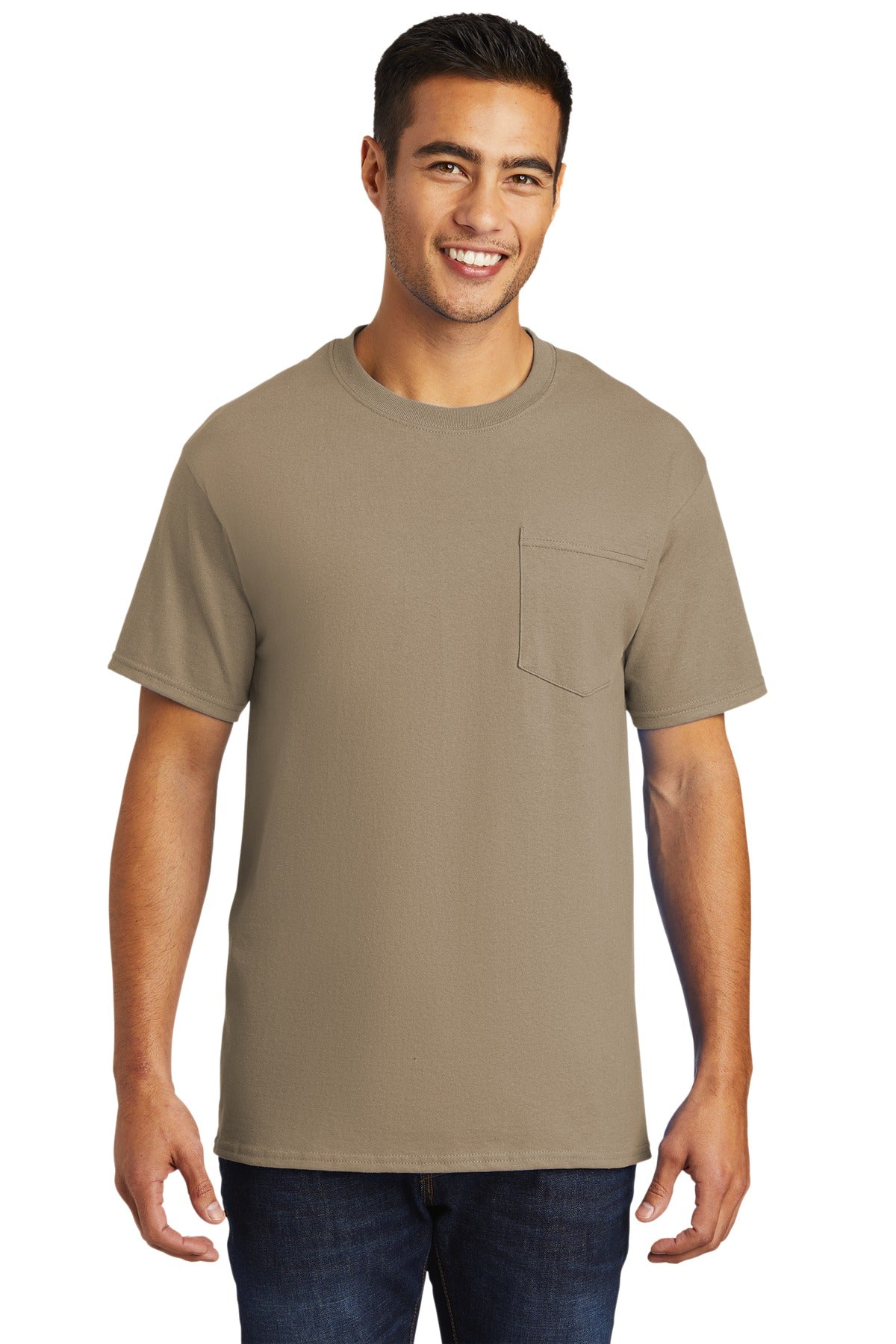 Port & Co ™  Tall Essential Pocket Tee. PC61PT