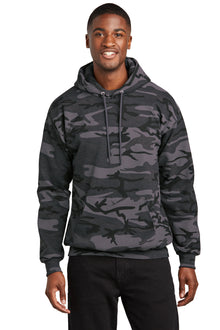 Port & Co ™  Core Fleece Camo Pullover Hooded Sweatshirt. PC78HC