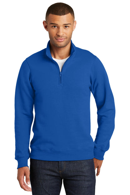 Port & Co ™  Fan Favorite Fleece 1/4-Zip Pullover Sweatshirt. PC850Q