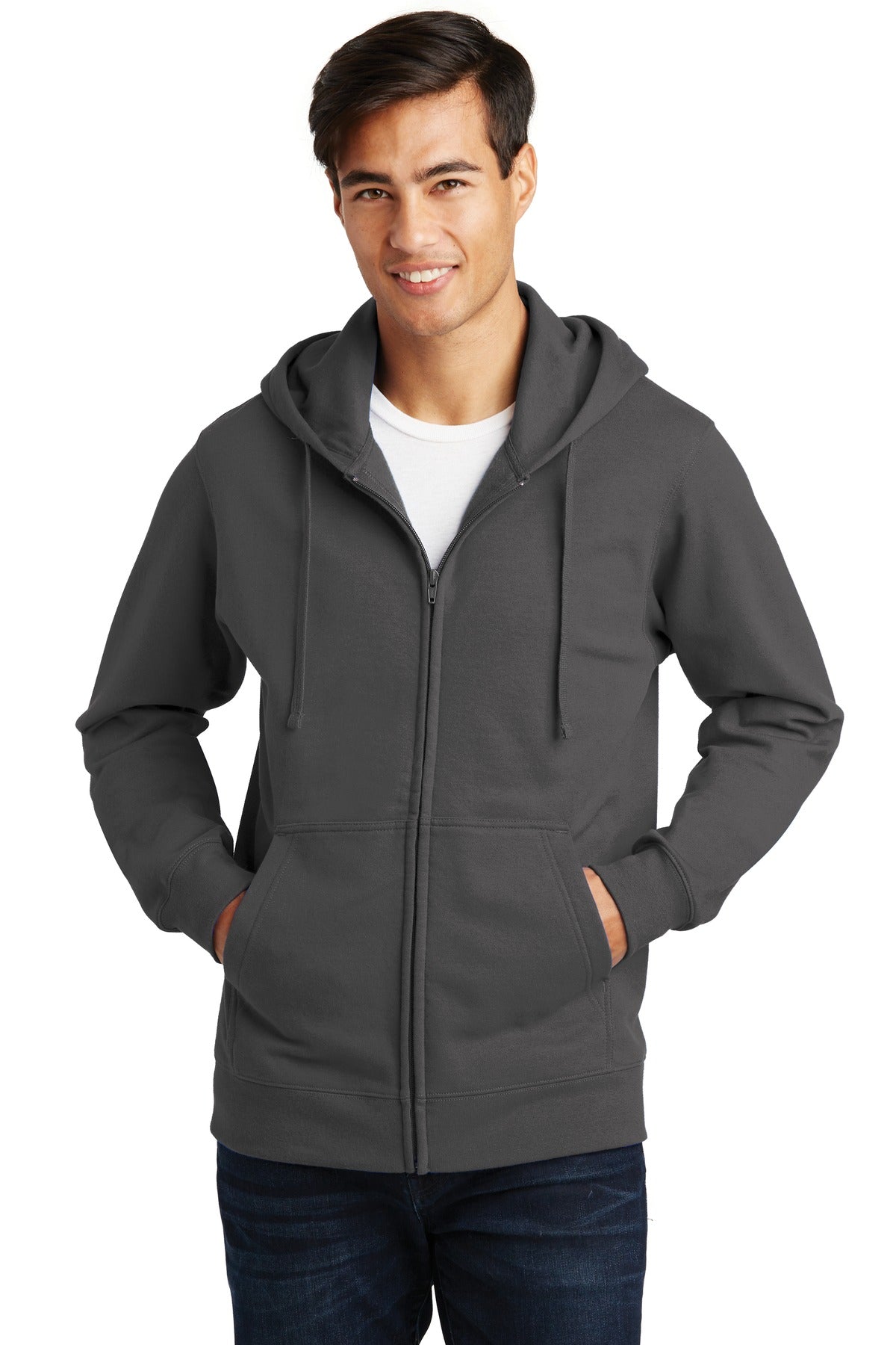 Port & Co ™  Fan Favorite Fleece Full-Zip Hooded Sweatshirt. PC850ZH