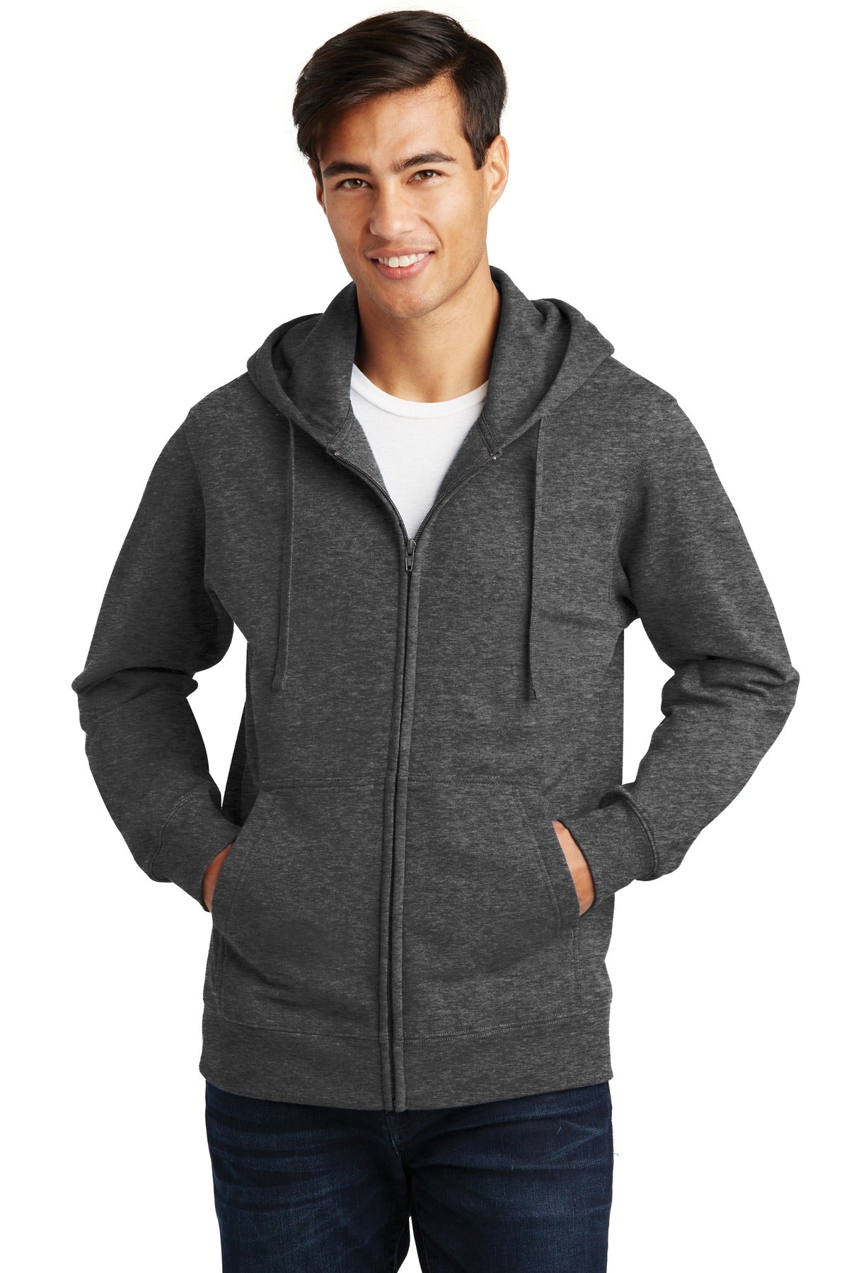 Port & Co ™  Fan Favorite Fleece Full-Zip Hooded Sweatshirt. PC850ZH