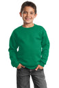 Port & Co ™  Youth Core Fleece Crewneck Sweatshirt.  PC90Y