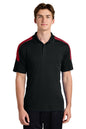 Sport-Tek ®  Competitor ™  United Polo ST104 - Black/ Deep Red