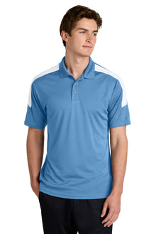 Sport-Tek ®  Competitor ™  United Polo ST104 - Carolina Blue/ White