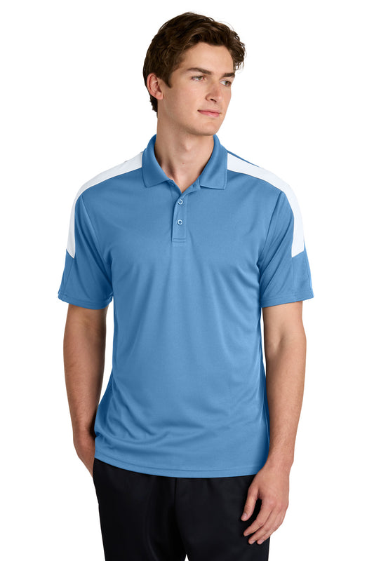 Sport-Tek ®  Competitor ™  United Polo ST104 - Carolina Blue/ White