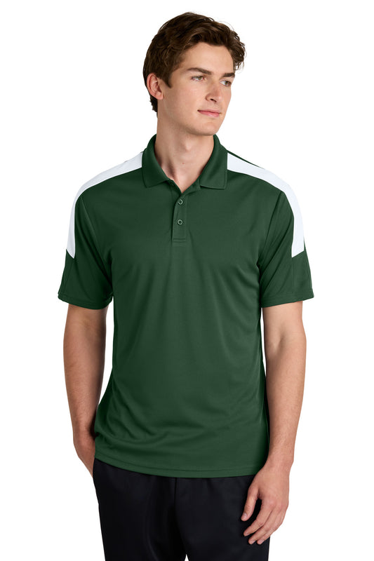 Sport-Tek ®  Competitor ™  United Polo ST104 - Forest Green/ White