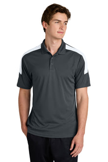 Sport-Tek ®  Competitor ™  United Polo ST104 - Iron Grey/ White