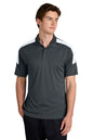 Sport-Tek ®  Competitor ™  United Polo ST104 - Iron Grey/ White