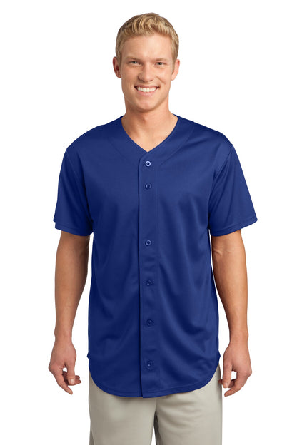 Sport-Tek ®  PosiCharge ®  Tough Mesh Full-Button Jersey. ST220