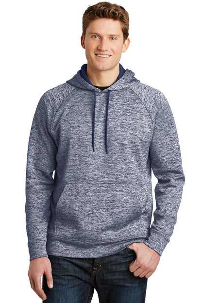Sport-Tek ®  PosiCharge ®  Electric Heather Fleece Hooded Pullover. ST225