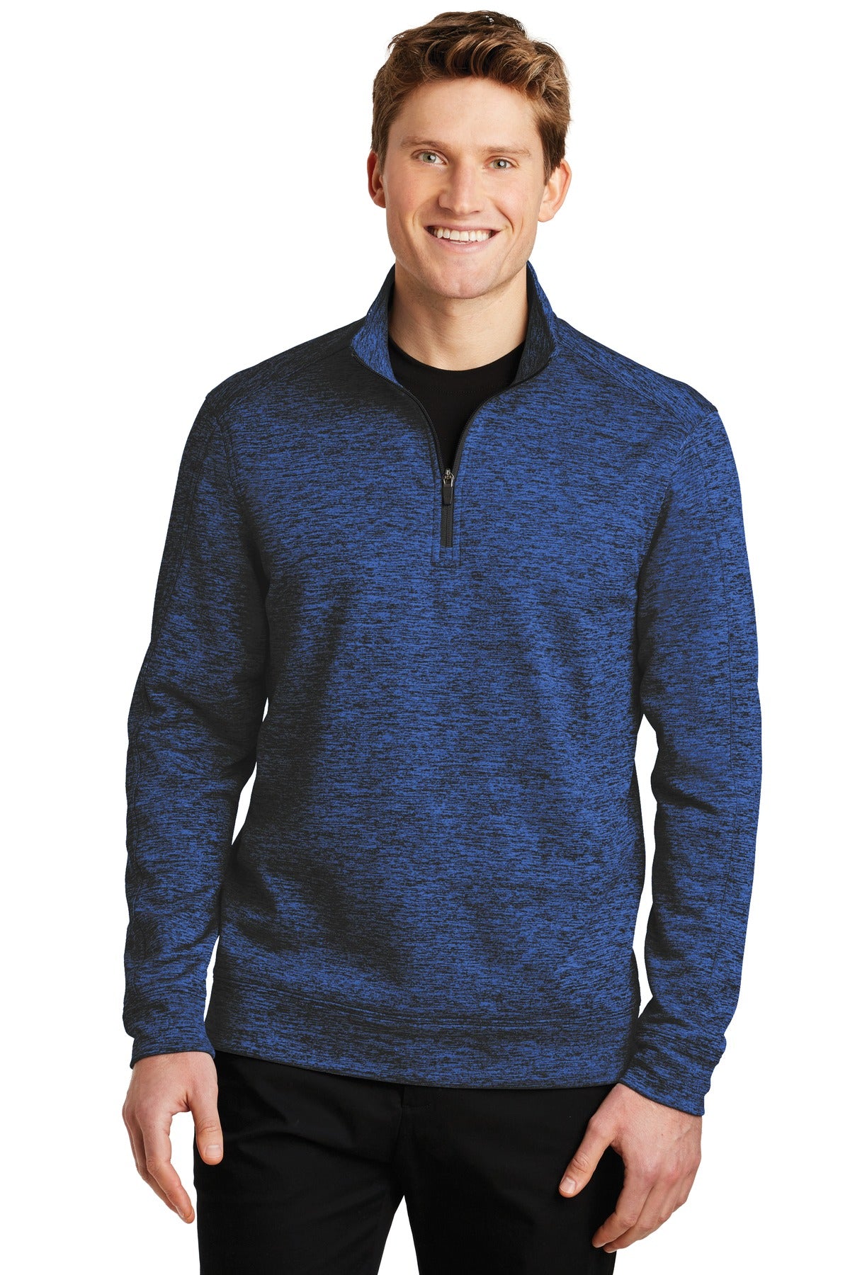 Sport-Tek ®  PosiCharge ®  Electric Heather Fleece 1/4-Zip Pullover. ST226