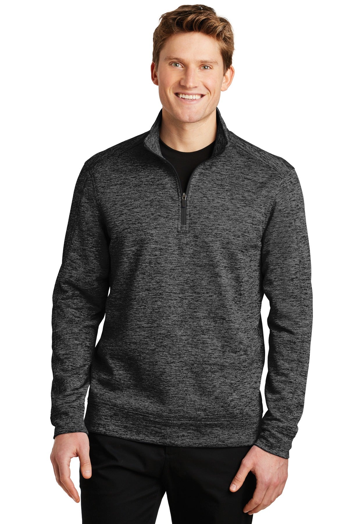 Sport-Tek ®  PosiCharge ®  Electric Heather Fleece 1/4-Zip Pullover. ST226