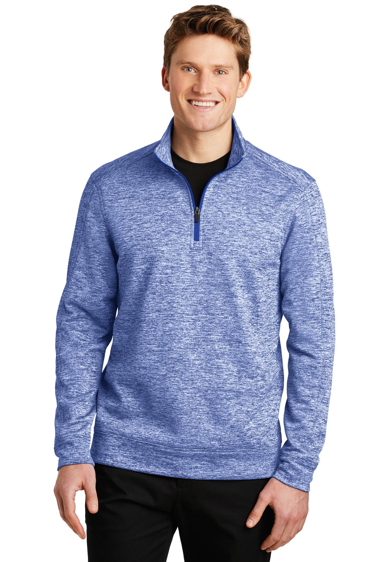 Sport-Tek ®  PosiCharge ®  Electric Heather Fleece 1/4-Zip Pullover. ST226
