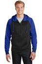 Sport-Tek ®  Sport-Wick ®  Varsity Fleece Full-Zip Hooded Jacket. ST236