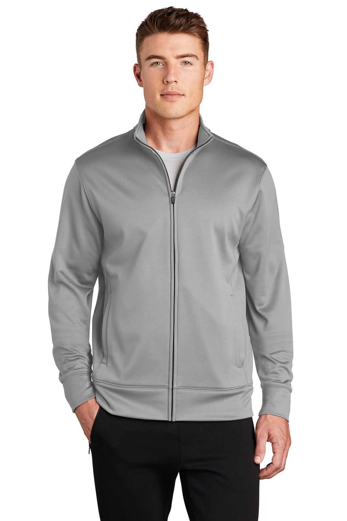Sport-Tek ®  Sport-Wick ®  Fleece Full-Zip Jacket.  ST241