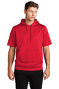Sport-Tek  ®  Sport-Wick  ®  Fleece Short Sleeve Hooded Pullover. ST251