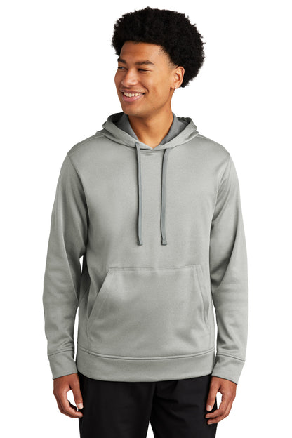 Sport-Tek  ®  PosiCharge  ®  Sport-Wick  ®  Heather Fleece Hooded Pullover. ST264