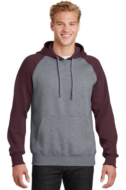 Sport-Tek ®  Raglan Colorblock Pullover Hooded Sweatshirt. ST267
