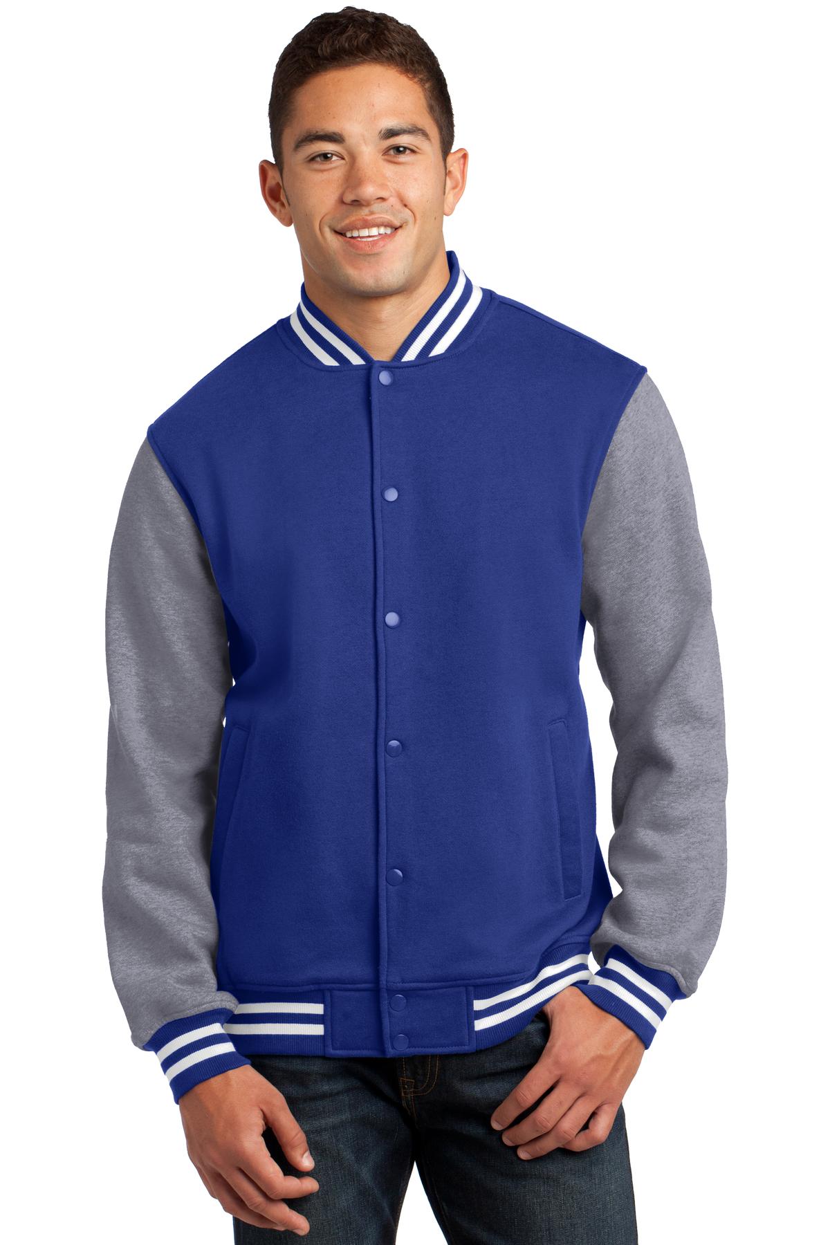 Sport-Tek ®  Fleece Letterman Jacket. ST270