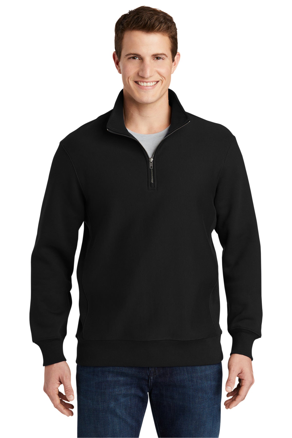 Sport-Tek ®  Super Heavyweight 1/4-Zip Pullover Sweatshirt. ST283