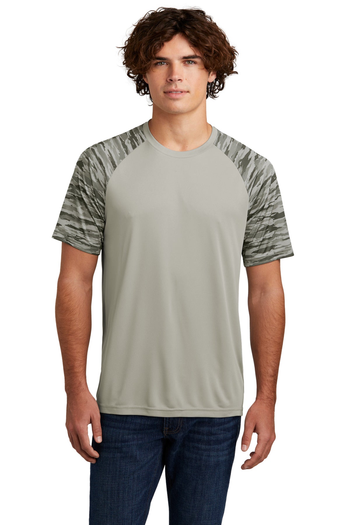 Sport-Tek ®  Drift Camo Colorblock Tee ST376