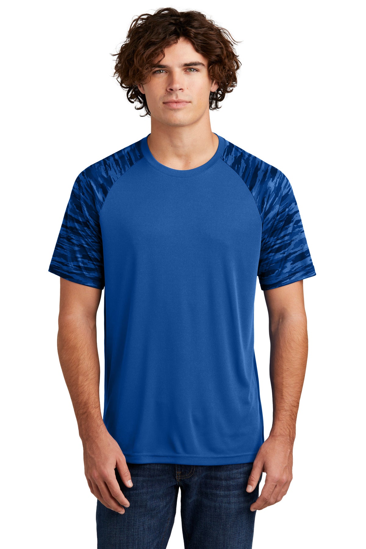 Sport-Tek ®  Drift Camo Colorblock Tee ST376