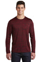 Sport-Tek  ®  PosiCharge  ®  Long Sleeve Electric Heather Tee. ST390LS