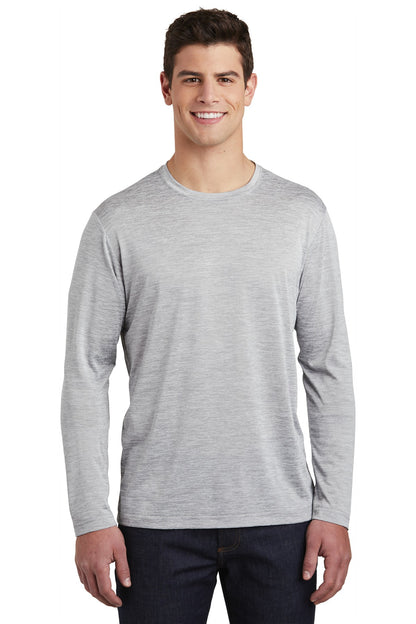 Sport-Tek  ®  PosiCharge  ®  Long Sleeve Electric Heather Tee. ST390LS