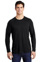 Sport-Tek  ®  PosiCharge  ®  Long Sleeve Tri-Blend Wicking Raglan Tee ST400LS
