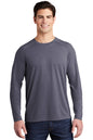 Sport-Tek  ®  PosiCharge  ®  Long Sleeve Tri-Blend Wicking Raglan Tee ST400LS
