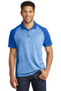 Sport-Tek  ®  PosiCharge  ®  RacerMesh  ®  Raglan Heather Block Polo. ST641