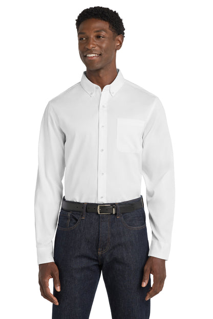 Port Authority ®  Long Sleeve SuperPro React ™  Twill Shirt. W808